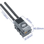 Wholesale Radiomaster Nomad 1W 2.4GHz Dual Band Xrossband ExpressLRS RGB Light Strip Nano/Micro Module Adapter Remote Control
